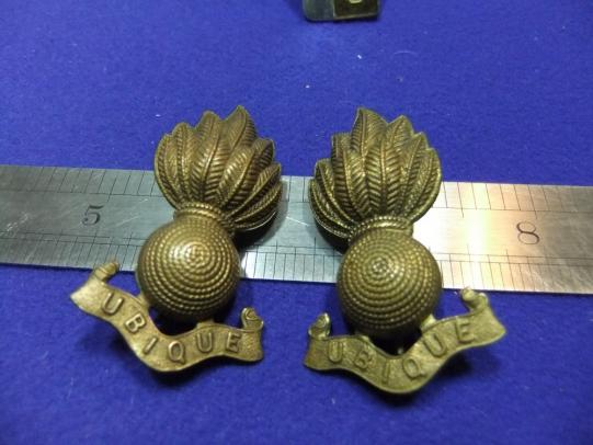 Royal artillery regiment x2 army military cap badges