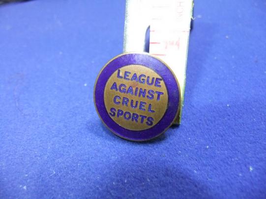 League against cruel sports badge anti hunt hunting animal welfare