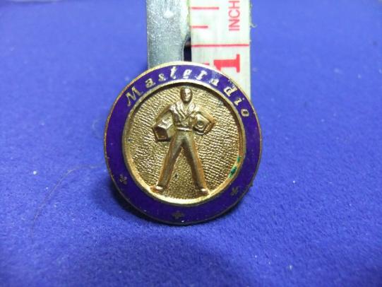 Masteradio badge ww2 defence equipment radio receivers transmitters est 1938