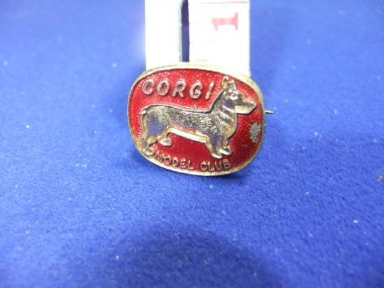 corgi toys model club badge 1970s member membership die cast childrens