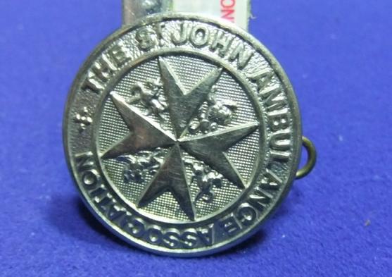 st john ambulance association cap badge first aid nursing voluntary charity