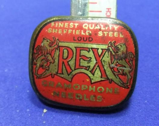 Gramophone record needle tin rex loud needles thin version