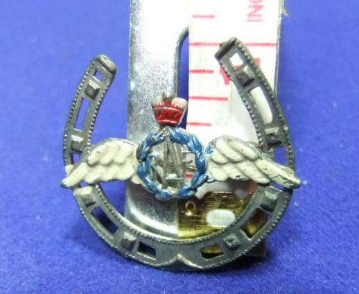 RAF royal air force sweetheart badge lucky horseshoe home front war effort