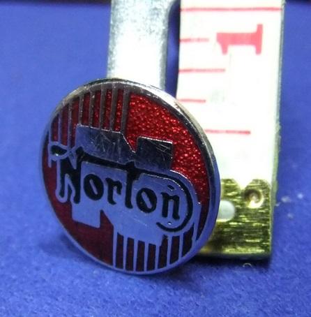 Norton motor cycle bike badge advert advertising 1960s 70s rocky horror