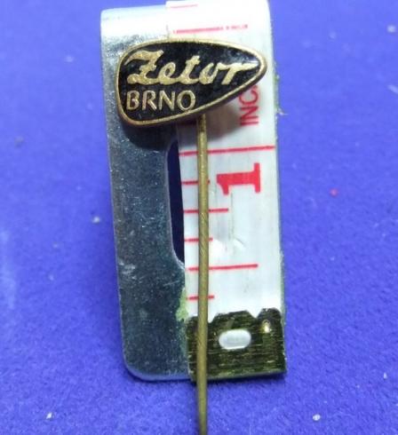 Zetor brno tractors farm machinery pin badge 1960s advert advertising dealer