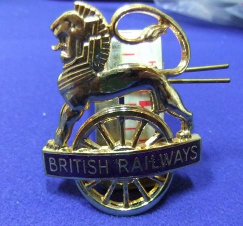 British Railways cap badge eastern region rail train br employee staff modern