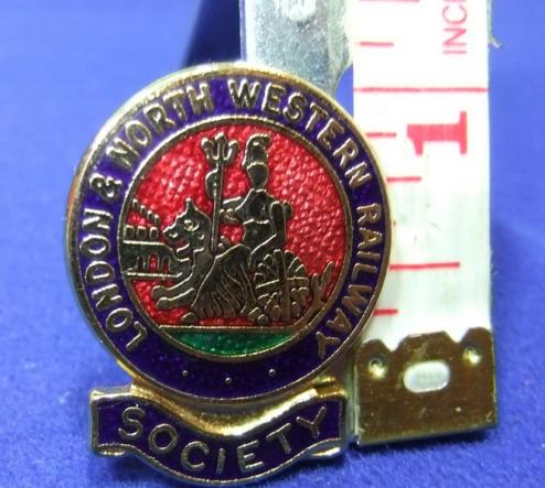 Rail railway badge london north western society preservation conservation