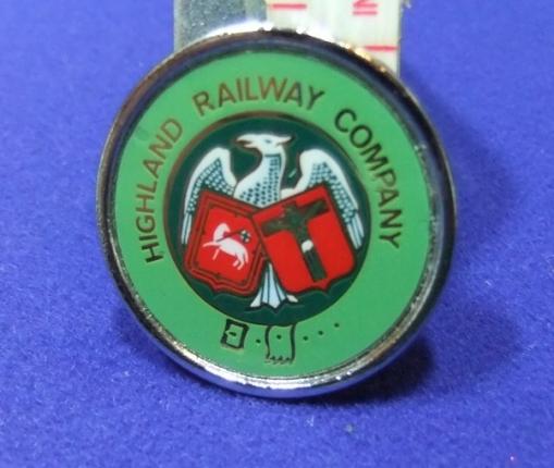 Highland railway rail company badge crest coat of arms train british rail 1970s