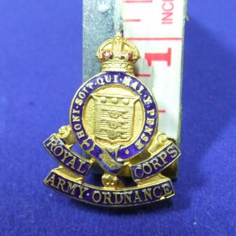 ww2 sweetheart badge royal army ordnance corps kings home front military brooch