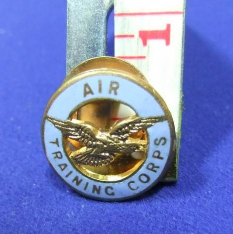 WW2 badge ATC air training corps RAF MOD royal air force light blue outer sweetheart