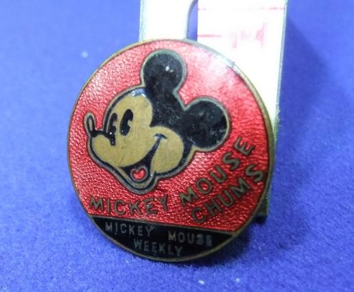 Mickey Mouse weekly chums club childrens club 1930s 40s