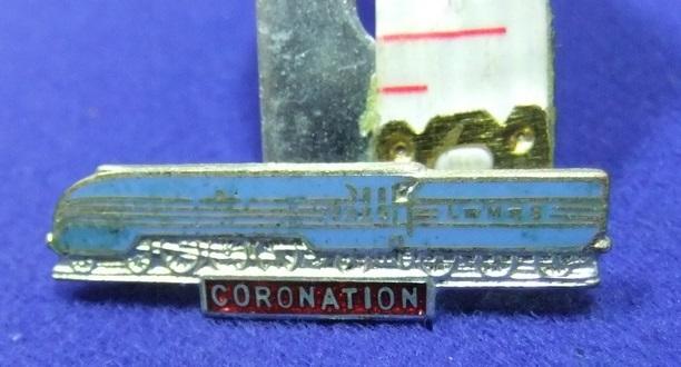 coronation lms 6220 rso servants orphanage train badge 1950s