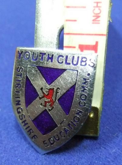 Youth Clubs badge stirlingshire education comm