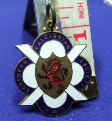 Northern Caledonian society fob badge scottish fraternity