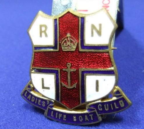 RNLI lifeboat institution badge ladies life boat guild member
