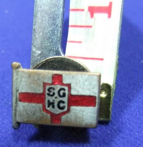SGMC motor club badge england st george cross member