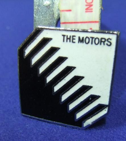 The motors rock pop band badge 1970s