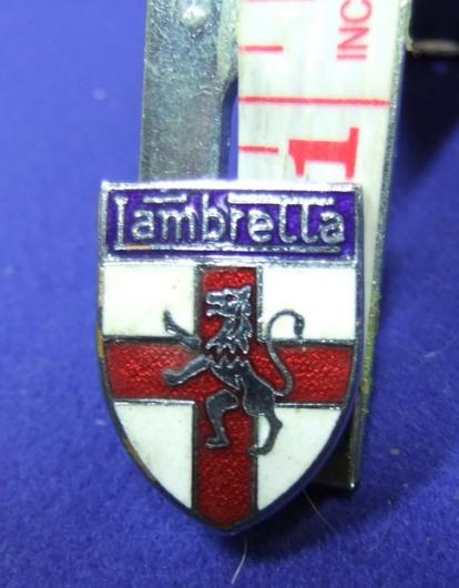 Lambretta scooter badge motor cycle bike advert