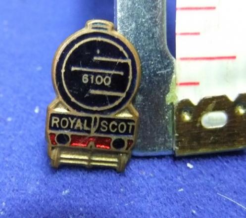 Train railway badge Royal Scot 6100 RSO railway servants orphanage charity