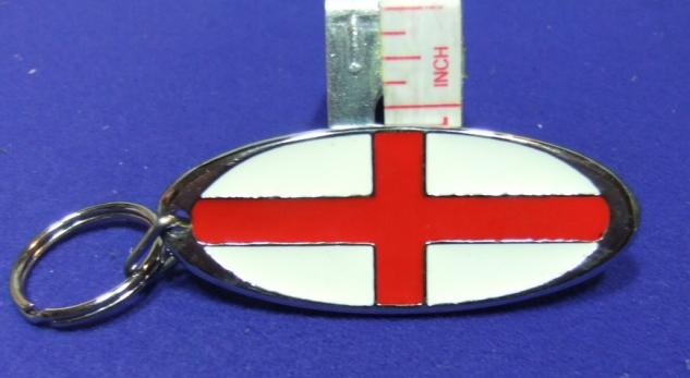 keyring england st george cross football patriotic fan supporter team club sport