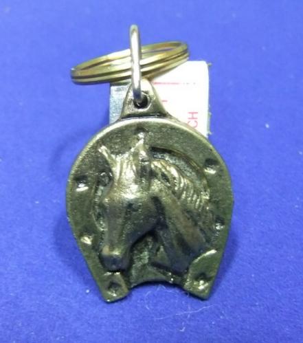 keyring equine horse horseshoe good luck lucky gymkhana rider owner animal