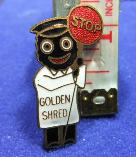 Robertsons jam golly badge lollipop man die A GOMM