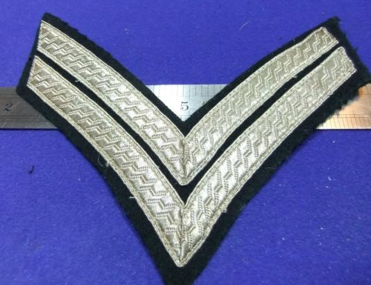 british army patch badge silver bullion stripes chevron insignia