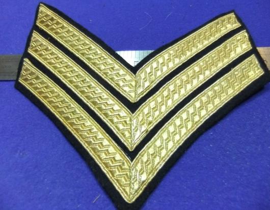 british army patch badge gold bullion stripes chevron insignia