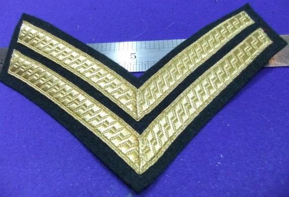 british army patch badge gold bullion stripes chevron insignia