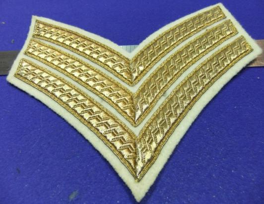 british army patch badge gold bullion stripes chevron insignia