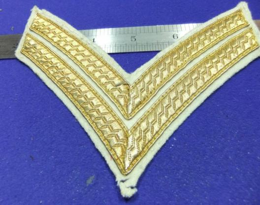 british army patch badge gold bullion stripes chevron insignia