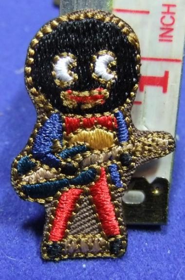 robertsons golly patch badge guitarist guitar NON robertson