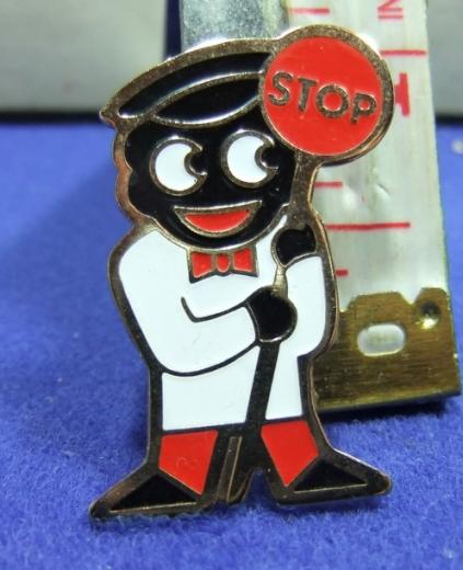 Robertson Golly Lollipopman badge 1980s
