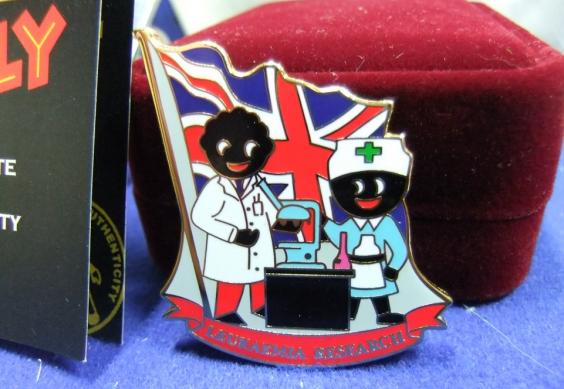 Robertsons golly leukemia sarah's badge boxed 2002