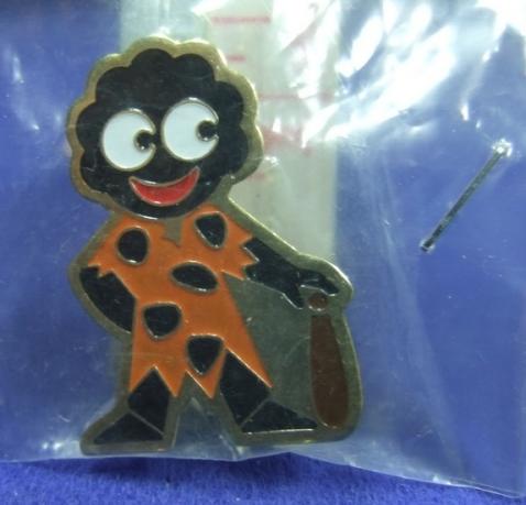 Robertsons golly badge brooch caveman 1999 fancy dress