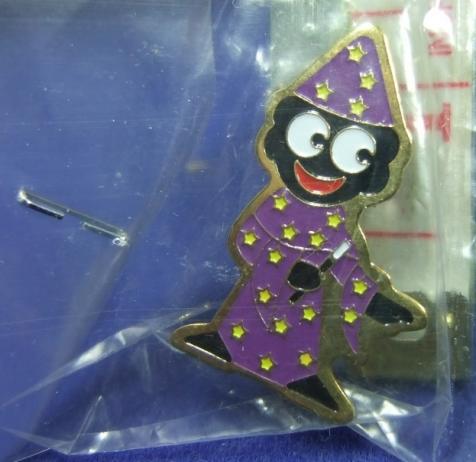 Robertsons golly badge brooch wizzard 1999 fancy dress