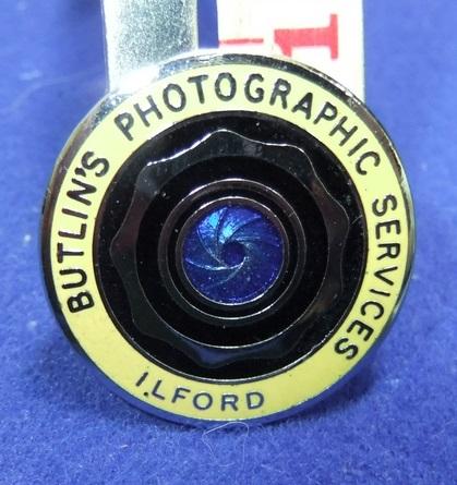 butlins ilford photographic services  badge staff 1950s 60s