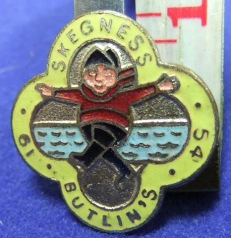 Butlins holiday camp badge skegness 1954