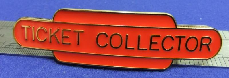 Badge British Railways North Eastern Region Ticket Collector Totem