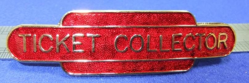 Badge British Railways London Midland Region Ticket Collector Totem