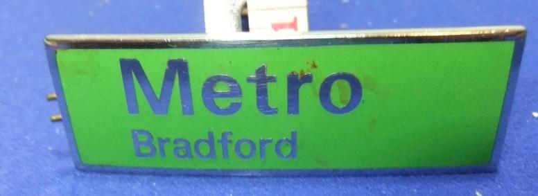 Badge PSV Metro Bradford Bus Service Driver Conductor