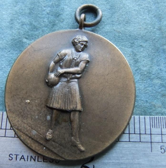 Medal Ten Pin Bowling Ladies BSB 1929 skittles