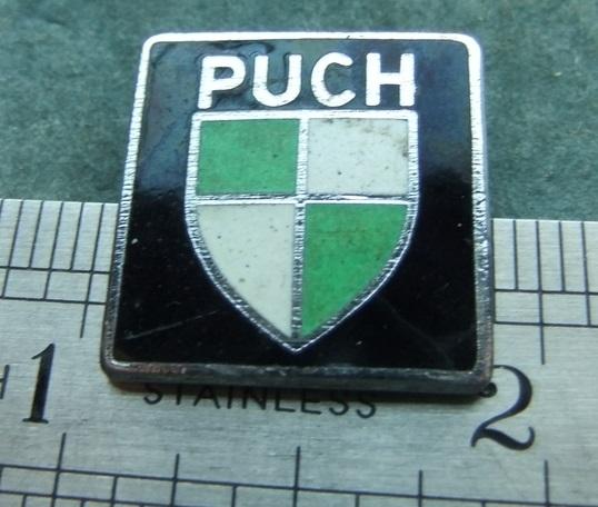 Badge Motor Cycle Bike Puch Biker Rider Owner 1970s