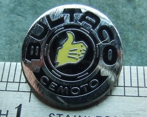 Badge Motor Cycle Bike Bultaco Scrambler Rider Owner 1970s