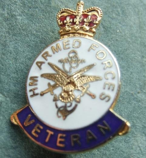 Badge HM ARMED FORCES VETERAN