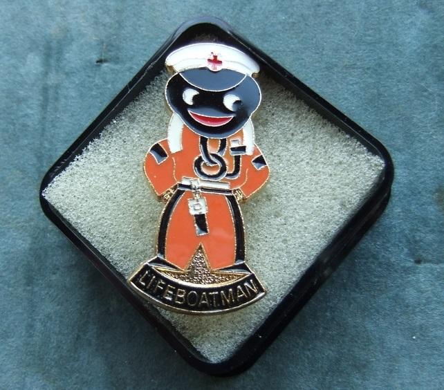 Robertsons golly badge lifeboatman boxed
