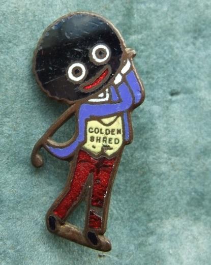Robertson Jolly Golly golfer pre war badge Miller
