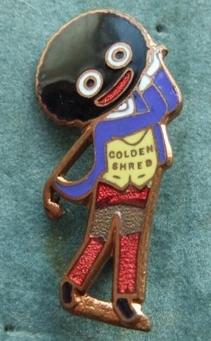 Robertson Jolly Golly golfer pre war badge Miller