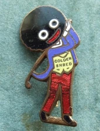 Robertson Jolly Golly golfer pre war badge Miller