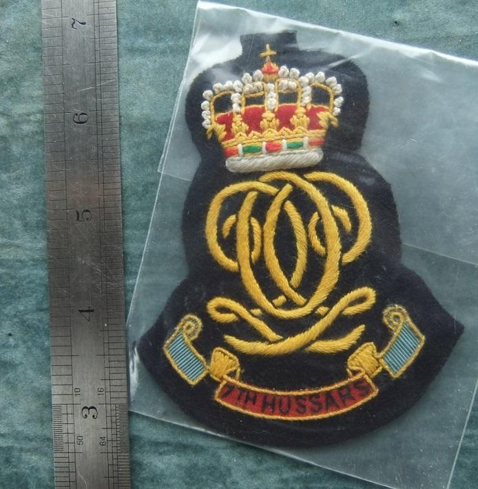 7th Queens Own Hussars Blazer Badge